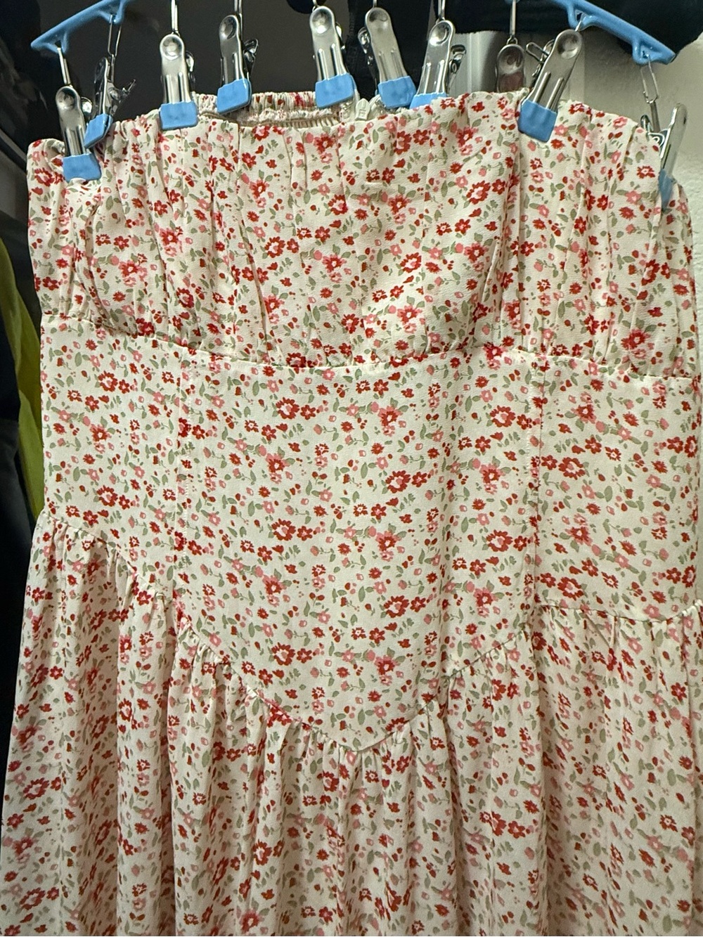 Petal & Pup floral strapless maxi dress - Open to Offers !